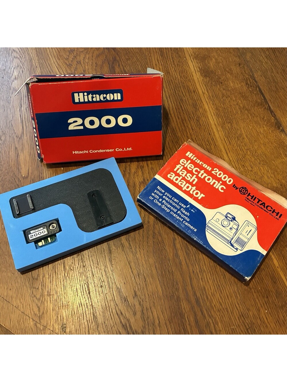 Hitacon 2000 by Hitachi - Electronic Flash Adapter Vintage w Original Box
